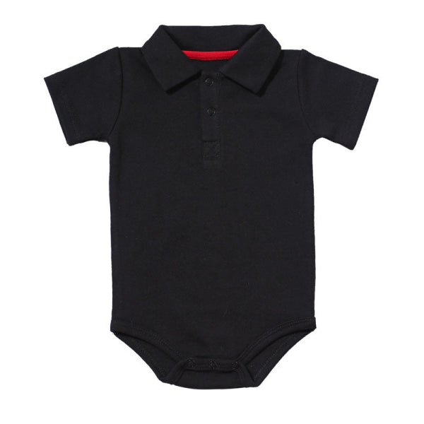 Wiloura Lapel baby onesies