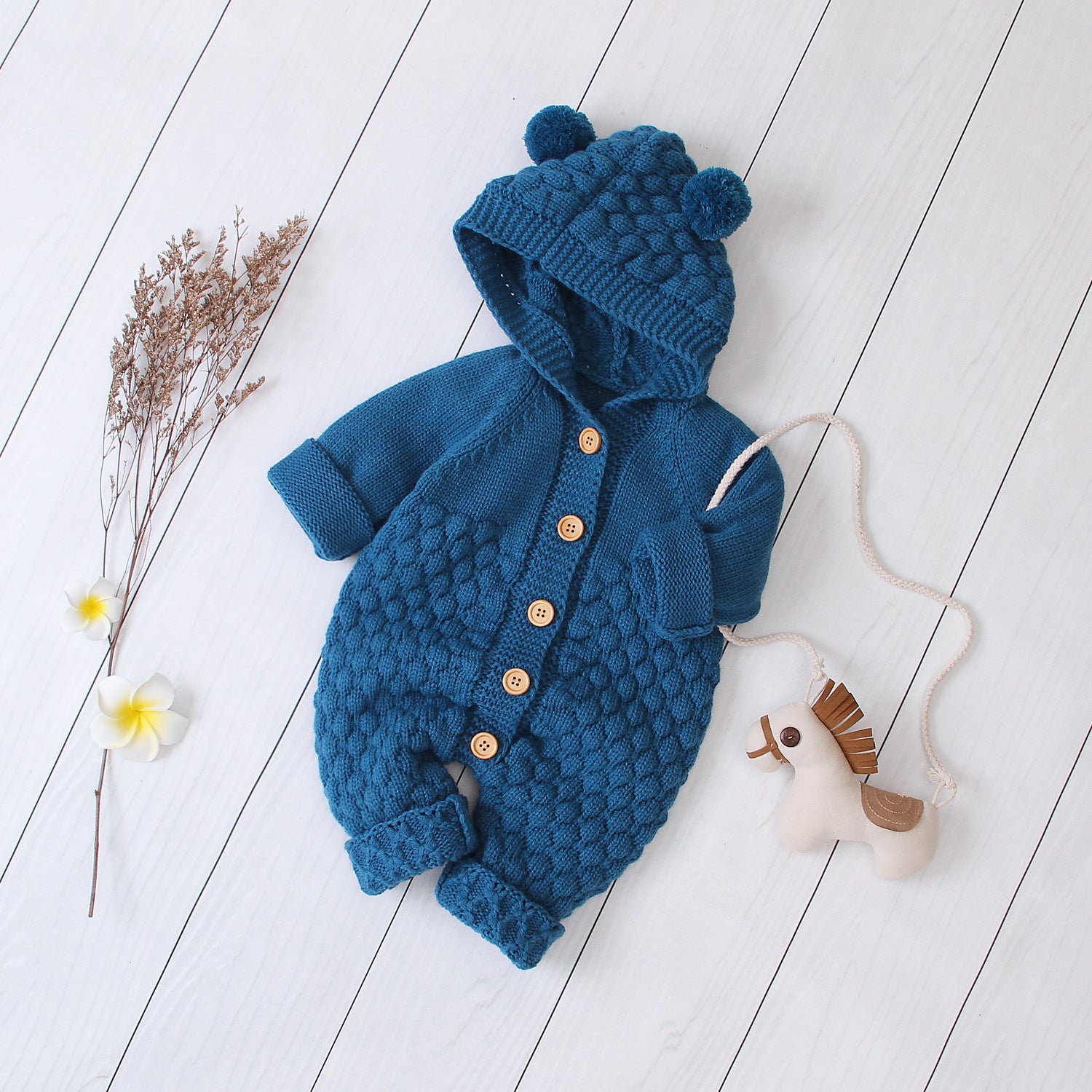 Wiloura Hooded knitted jumpsuit