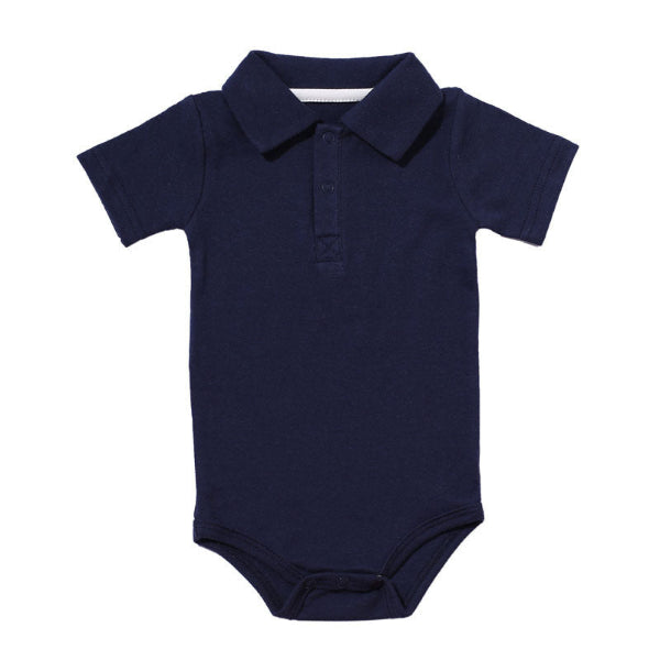 Wiloura Lapel baby onesies