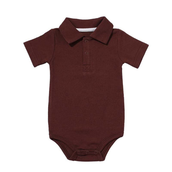 Wiloura Lapel baby onesies