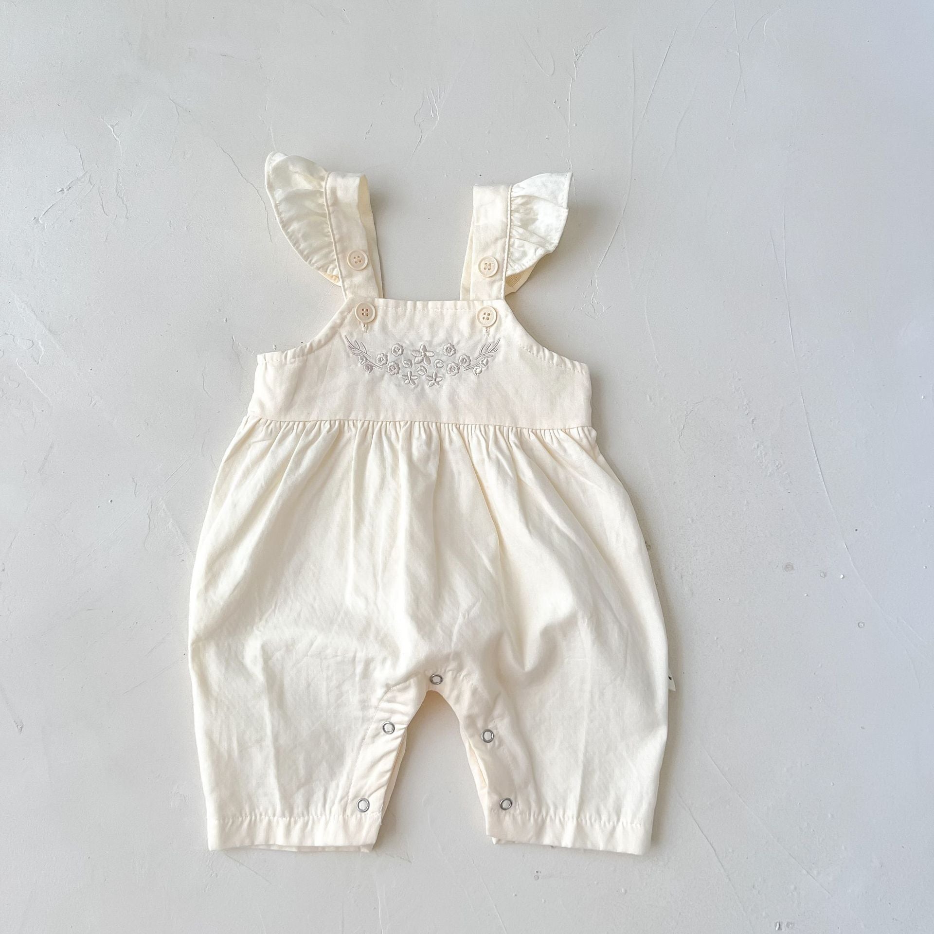 Wiloura Adjustable Suspender Romper